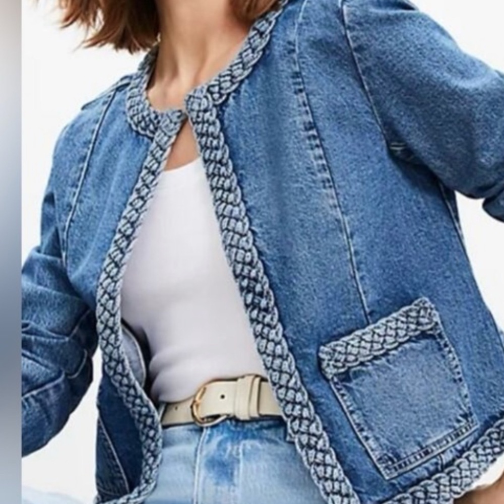 Loft Braided Cropped jacket